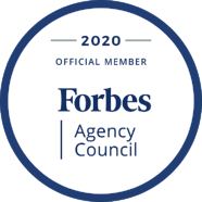 forbes agency council official member badge